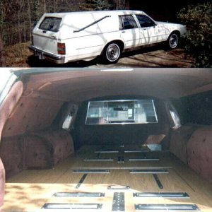 1988 ECI Buick hearse.