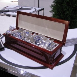 Casket Candy Holder
(which is actually designed for a wine bottle)