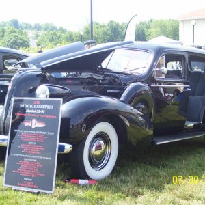 1939 Buick Model 90 Limited on display at BCA 50th anniversary meet in Allentown, PA
