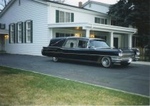 64 Cadillac hearse at funeral home 3705916242_8531e65c5f_b.jpg