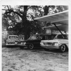 Bishop Funeral Home fleet in 1960. Alma Georgia,  where I worked and drove them all