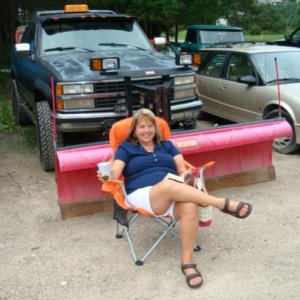 Just relaxing while waiting for the tranny to be fixed in Petosky, Mi.