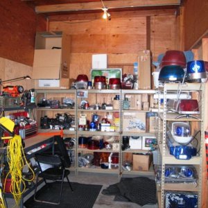 My storage unit with my collection of stuff