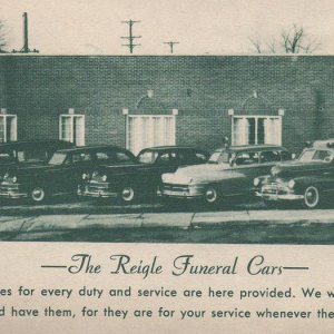 Reigle Funeral Cars - 1948