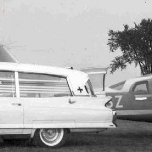 1962 Superior 42'' Rescuer Limousine Ambulance
and our air ambulance that we ran from 1946-1967.