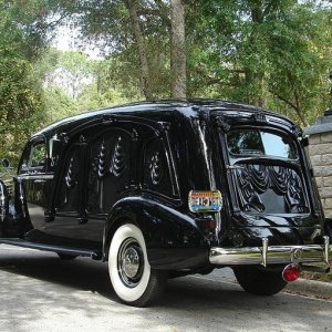 My beloved 1938 LaSalle S&S Damascus Hearse w/ pullout table. Paid record U.S. (hearse) money, showed it all over Central FL., even at the 'Festival's