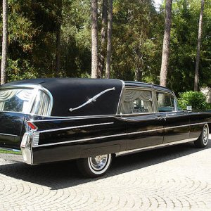My outrageous 1964 Cadillac Superior Crown Royale 3-way w/ just 54,000 miles. Mint original interior. 2-Owner Coach. Bought it from the 'best friend' 