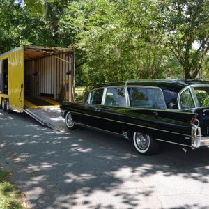 The 63 Superior Crown Combination,  A Factory AC car that had the jump seats but was used only as a Hearse. I sold this to a fellow PCS Member in my q