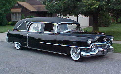 1954 Eureka Cadillac 3-Way Electric Sideloading Hearse