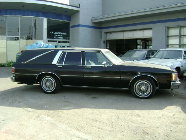 1989 A.G. Solar Oldsmobile hearse.  Photo here is not my actual car, but an exact same coach.  This was at CW Coach.