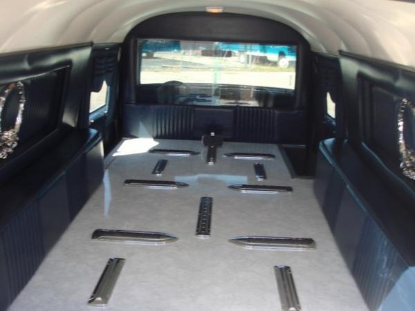 91 hearse interior