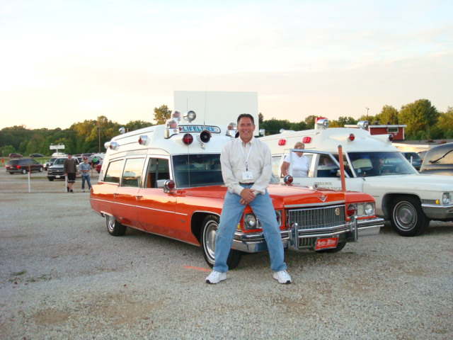 At the drive-in with fellow PCS people