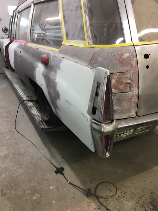 Body work began- April 2020