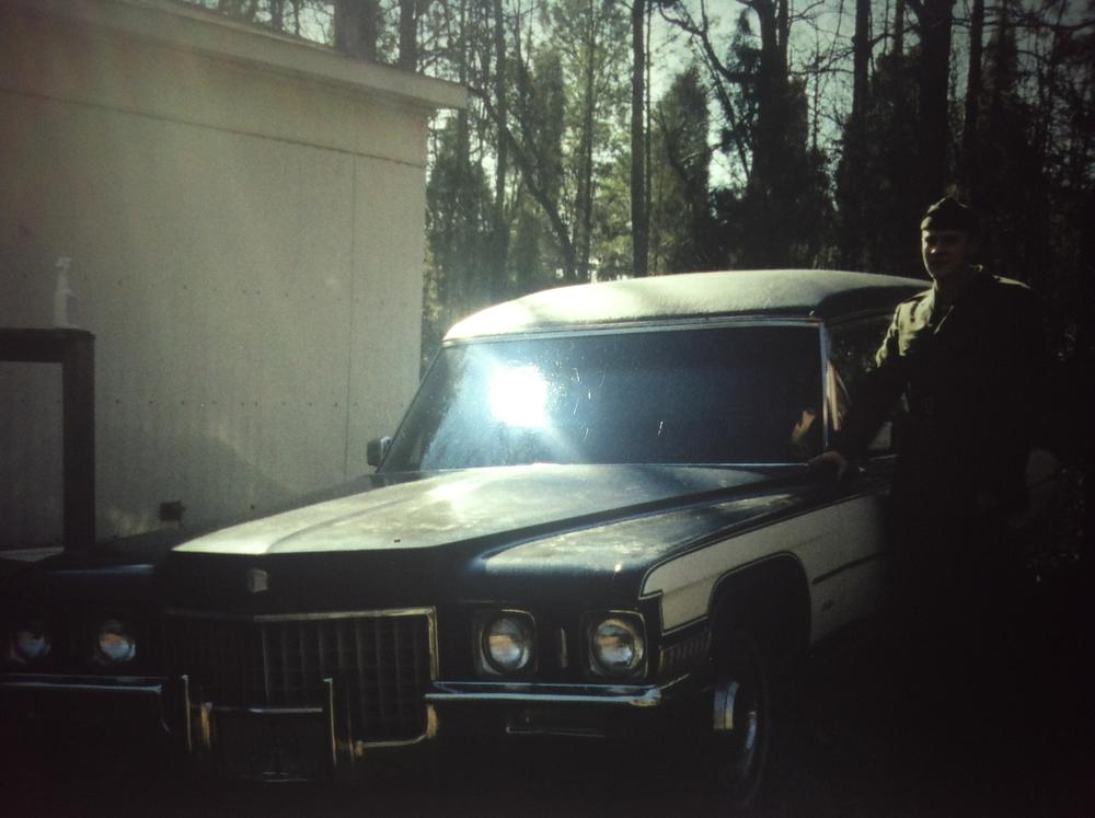 image. First hearse I ever owned 71 mm.  The jaws of the crusher killed this car.