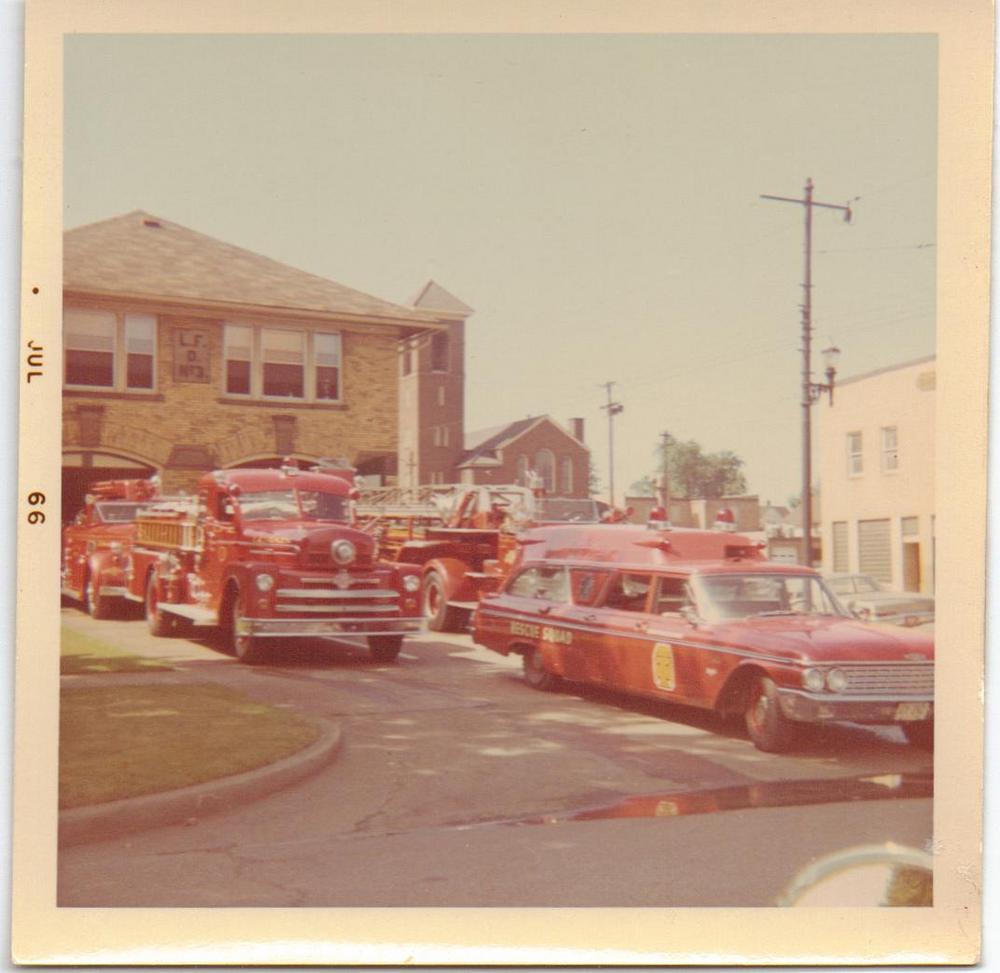 Lorain Fire Department Station 3, July 1966