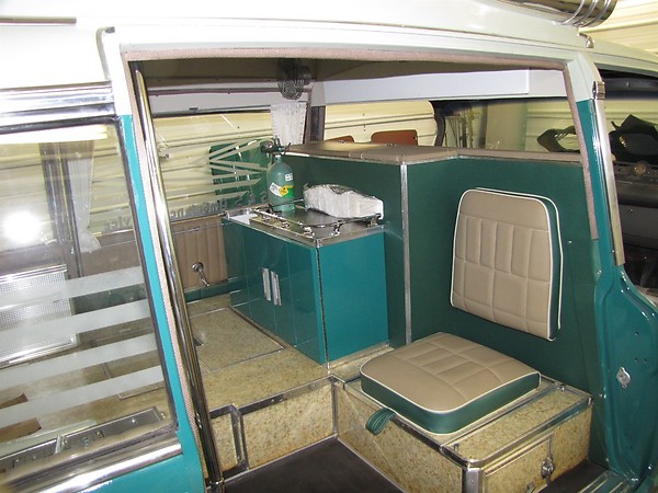 Rear Interior, new medical cabinet