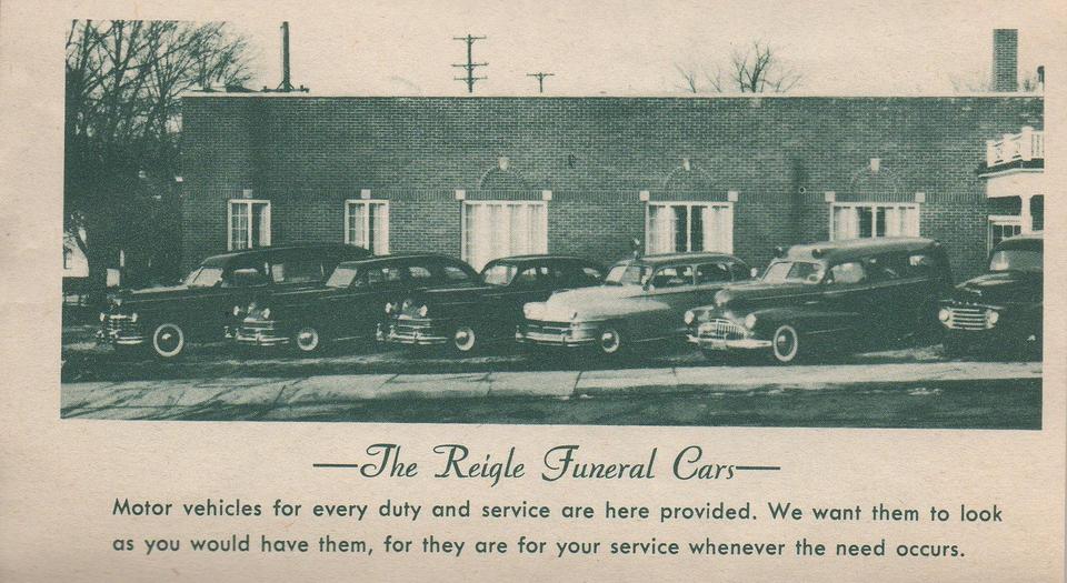 Reigle Funeral Cars - 1948