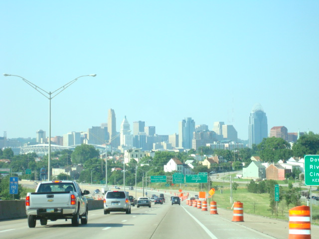 Rolling into Cincinnati, OH