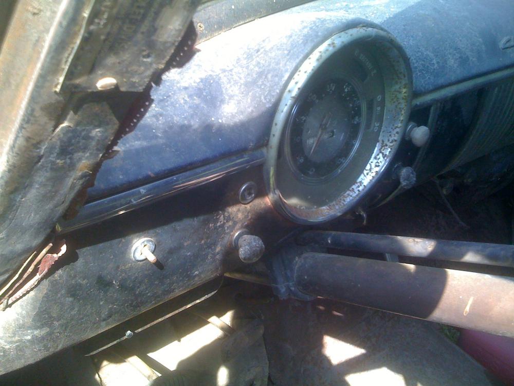 The dash I noticed is Black, but the original color for 49 was brown. Im thinking about going back the original color brown. I noticed the blinds that